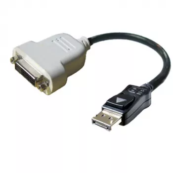 DisplayPort uz DVI-D kabelis DELL 023NVR 0,23 m melns balts