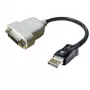 DisplayPort uz DVI-D kabelis DELL 023NVR 0,23 m melns balts