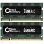 CoreParts MMG2491/4GB atmiņas modulis 2 x 2 GB DDR2 200-pin SO-DIMM