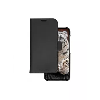 Maciņveida vāciņš dbramante1928 Galaxy S24 melns ar 3 kartes kabatiņām