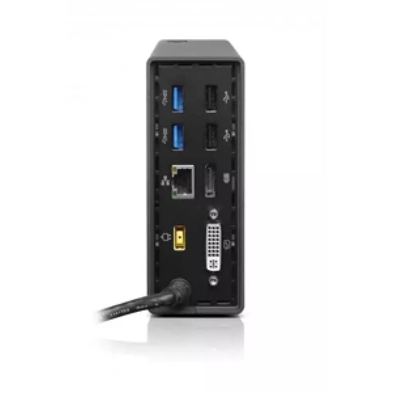 Lenovo 4X10E52940 klēpjdatora dokstacija/portu replikators, vadu savienojums, melna