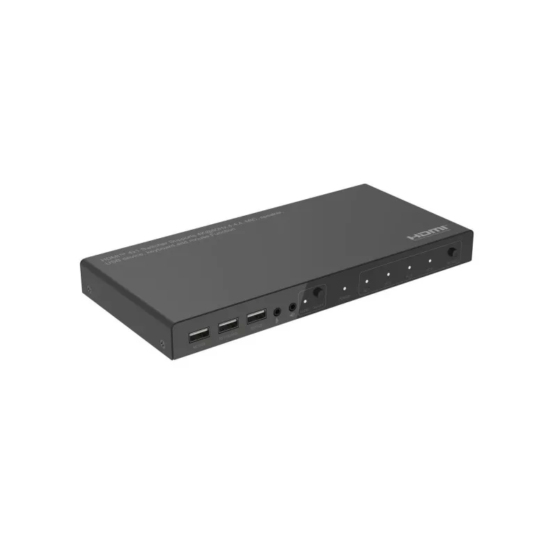 KVM slēdzis Microconnect MC-HDMIKVM0401-4K 4K Ultra HD HDMI USB