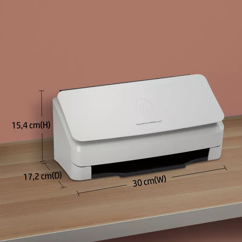 HP ScanJet Pro N4000 snw1 lokšņu padeves skeneris 600 x 600 DPI
