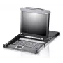 KVM slēdzis ATEN CL5708M Rack mounting Melns 1U 17 inch LCD
