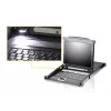 KVM slēdzis ATEN CL5708M Rack mounting Melns 1U 17 inch LCD