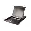KVM slēdzis ATEN CL5708M Montējams statīvā Melns 1U 17 collu LCD