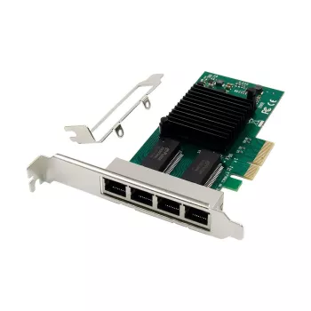 Tīkla karte MicroConnect I350-T4 PCIe x4 1GbE – 4 portu Gigabit Ethernet PCIe x4
