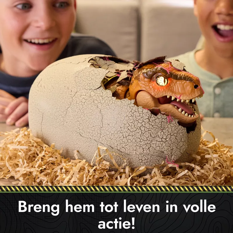 Jurassic World Primal Hatch interaktīvā rotaļlieta dinozaurs un ola, izšķiļ un apmāci savu mazo dino ar vairāk nekā 100 skaņām un reakcijām, bērnu rotaļlietas zēniem un meitenēm no 5 gadu vecuma