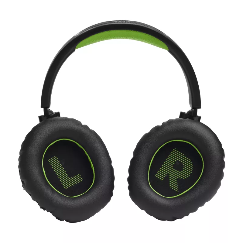 JBL Quantum 360X austiņas bezvadu ar galvas stīpu spēlēm USB Type-C Bluetooth melnas, zaļas