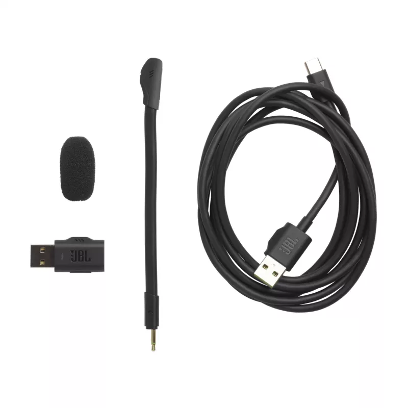 JBL Quantum 360X austiņas bezvadu ar galvas stīpu spēlēm USB Type-C Bluetooth melnas, zaļas