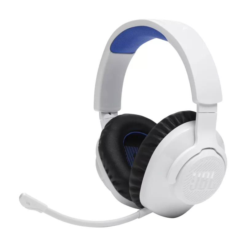 JBL Quantum 360P Austiņas Bezvadu Austiņu lente Spēlēm USB Type-C Bluetooth Zils, Balts
