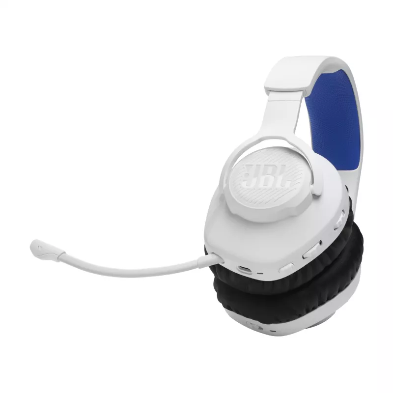 JBL Quantum 360P Austiņas Bezvadu Austiņu lente Spēlēm USB Type-C Bluetooth Zils, Balts