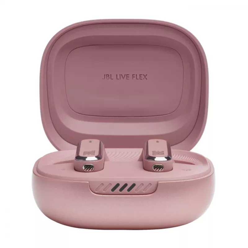 JBL LIVE FLEX austiņas bezvadu ievietojamas zvaniem/mūzikai Bluetooth rožu krāsā