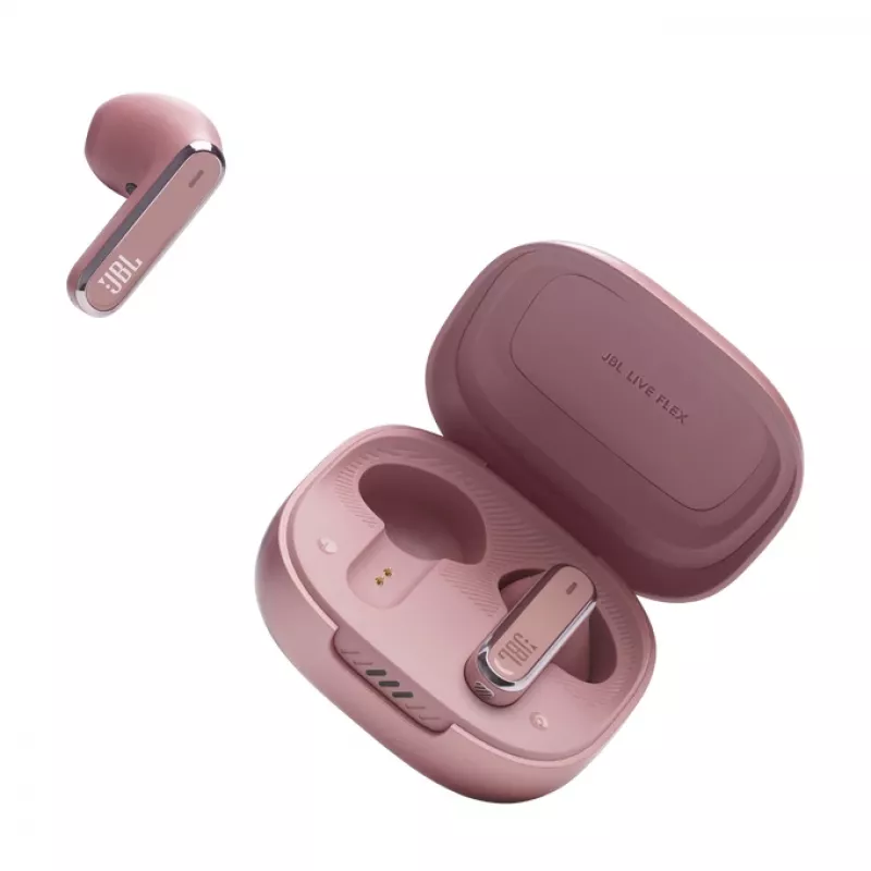 JBL LIVE FLEX austiņas bezvadu ievietojamas zvaniem/mūzikai Bluetooth rožu krāsā