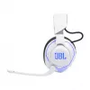 JBL Quantum 910P austiņas ar vadu un bezvadu savienojumu, galvas lentes tipa, spēlēm, USB Type-C, Bluetooth, zilas, baltas