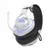 JBL Quantum 910P austiņas ar vadu un bezvadu savienojumu, galvas lentes tipa, spēlēm, USB Type-C, Bluetooth, zilas, baltas