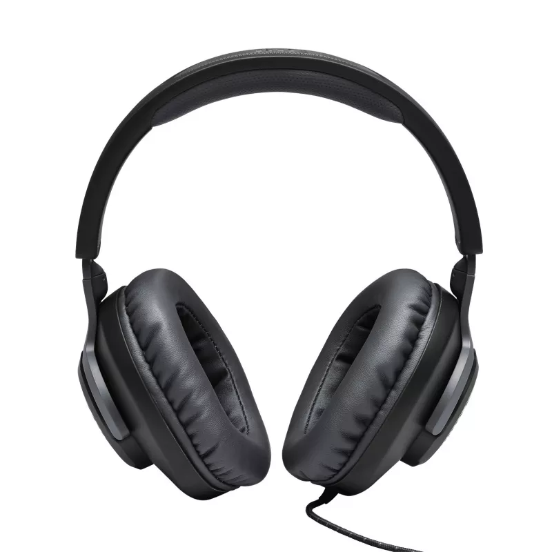 JBL Quantum 100 Melns, vadu, spēlēm, 20 - 20000 Hz, 216 g, austiņas, melnas