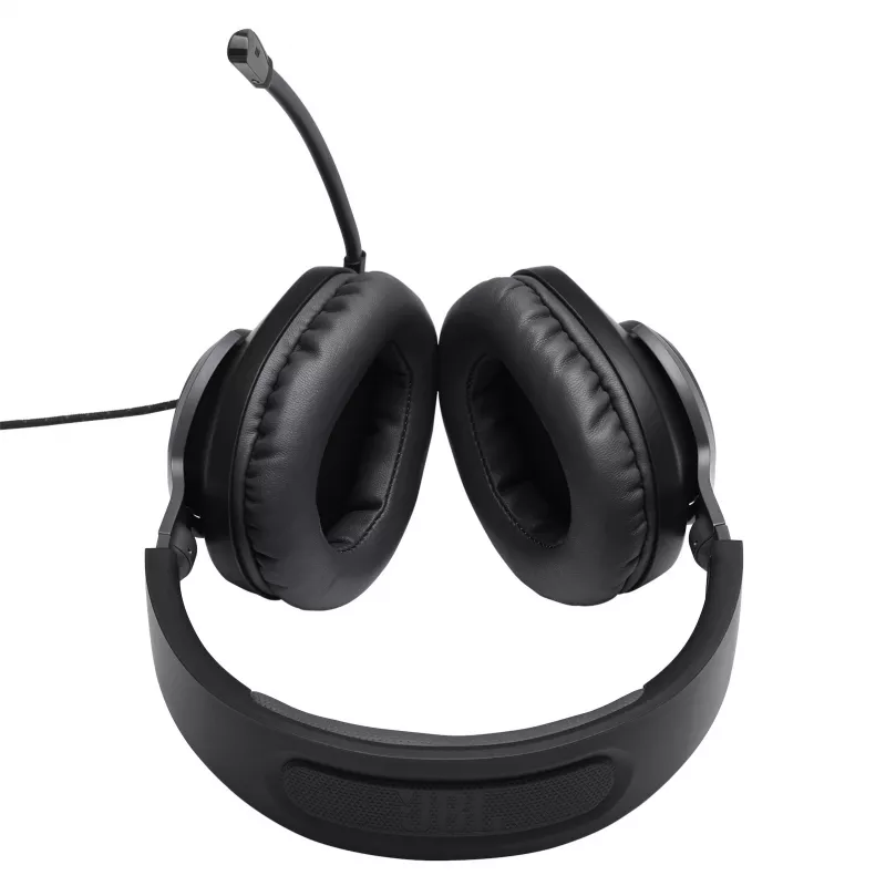 JBL Quantum 100 Melns, vadu, spēlēm, 20 - 20000 Hz, 216 g, austiņas, melnas
