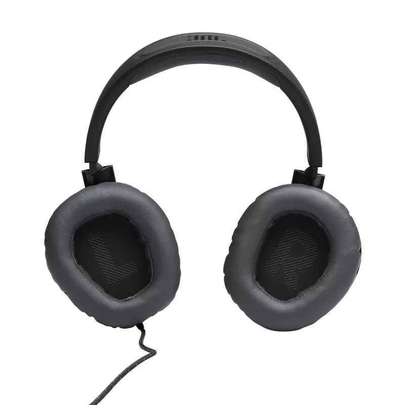 JBL Quantum 100 Melns, vadu, spēlēm, 20 - 20000 Hz, 216 g, austiņas, melnas