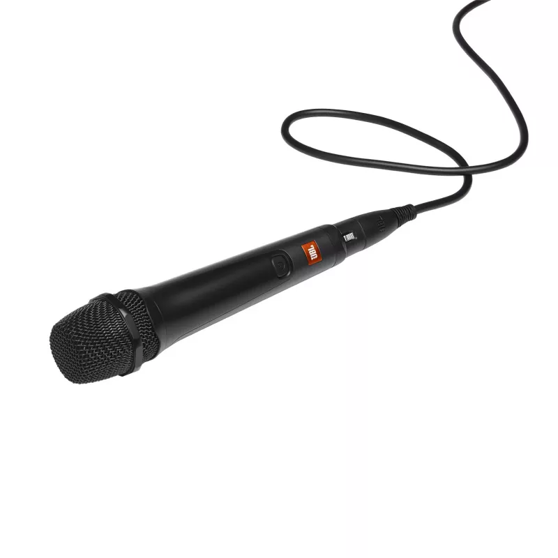 JBL PBM 100 melns, karaoke mikrofons, -55 dB, 50–15000 Hz, 600 Ω, kardioīds, vadu