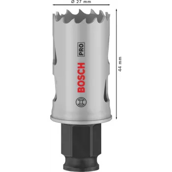 Caurumu zāģis Bosch PRO Multi Material PC Plus 44/27 mm — viens, urbjam, Ø27 mm