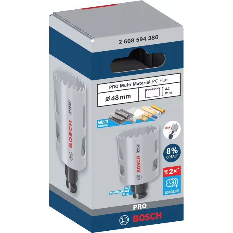 Urbja vainags Bosch PRO Multi Material PC Plus 44/48 mm — viens gabals urbjmašīnām