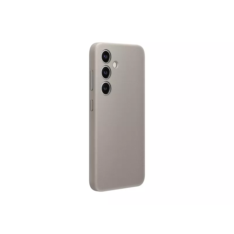 Samsung Galaxy S24 vegāniskās ādas maciņš Taupe Monochromatic