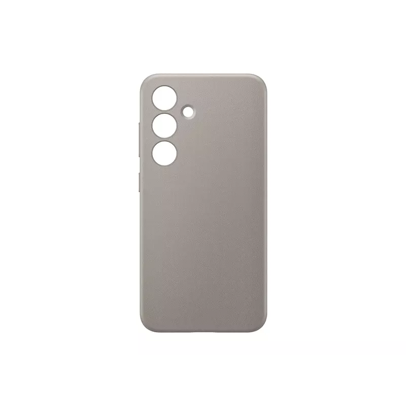 Samsung Galaxy S24 vegāniskās ādas maciņš Taupe Monochromatic
