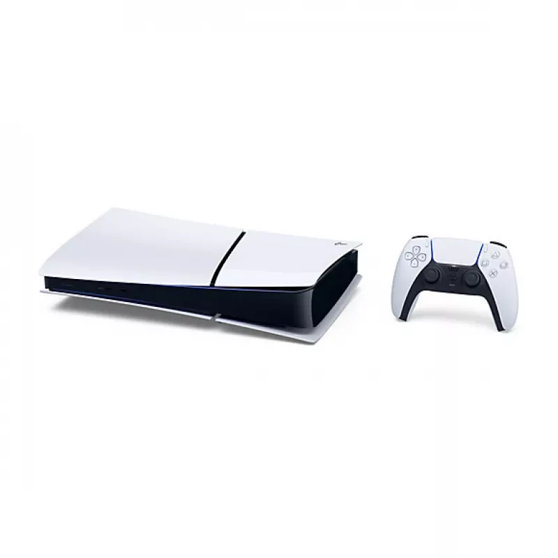 Sony PlayStation 5 (modeļu grupa - plāns) Digital Edition, PlayStation 5, Melna, Balta, 16384 MB, GDDR6, 448 GB/s, AMD