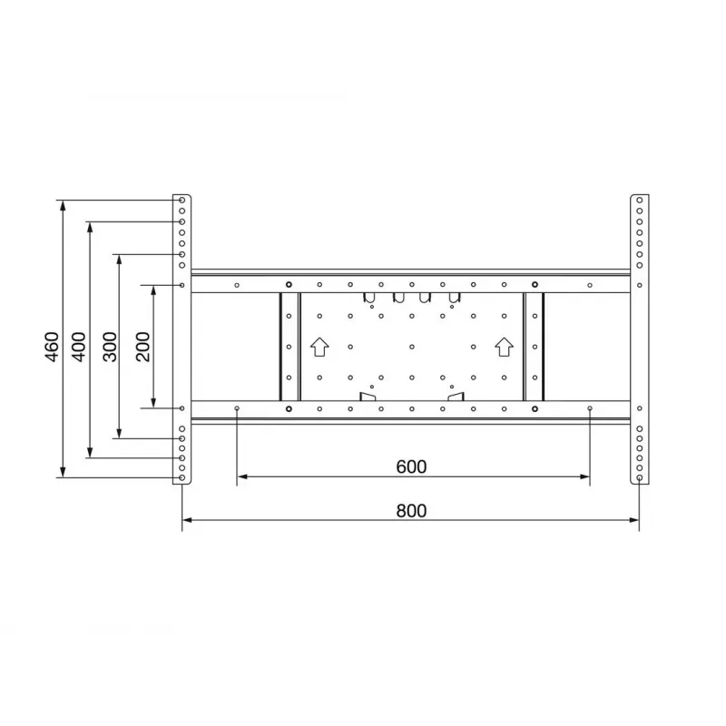Multibrackets M VESA pagarinājuma komplekts Tilt & Turn 800x400