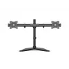 Multibrackets M Deskstand Basic Dual, brīvi stāvošs, 16 kg, 38,1 cm (15 collas), 68,6 cm (27 collas), 100 x 100 mm, melns