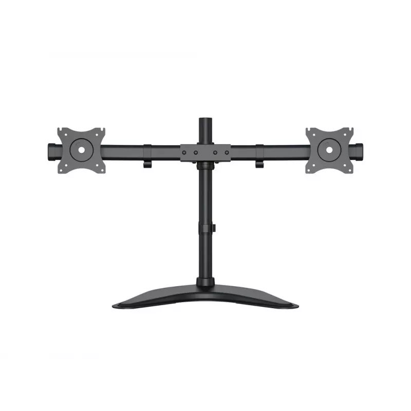 Multibrackets M Deskstand Basic Dual, brīvi stāvošs, 16 kg, 38,1 cm (15 collas), 68,6 cm (27 collas), 100 x 100 mm, melns