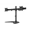 Multibrackets M Deskstand Basic Dual, brīvi stāvošs, 16 kg, 38,1 cm (15 collas), 68,6 cm (27 collas), 100 x 100 mm, melns