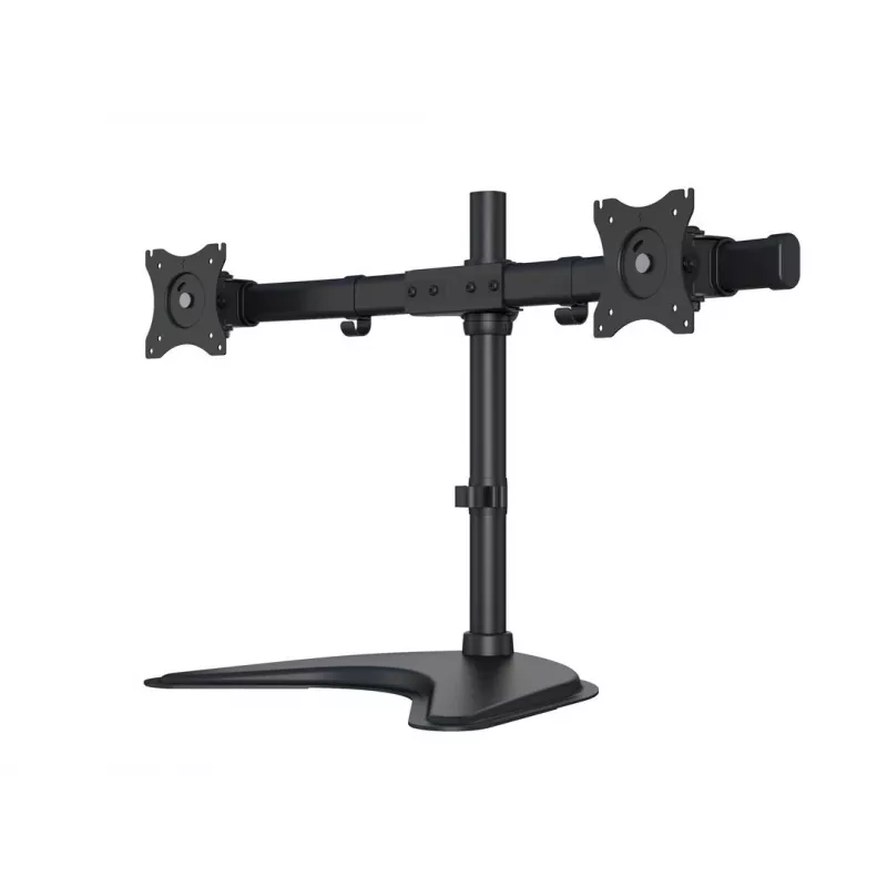 Multibrackets M Deskstand Basic Dual, brīvi stāvošs, 16 kg, 38,1 cm (15 collas), 68,6 cm (27 collas), 100 x 100 mm, melns