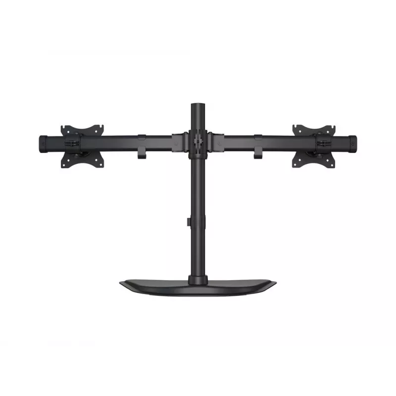 Multibrackets M Deskstand Basic Dual, brīvi stāvošs, 16 kg, 38,1 cm (15 collas), 68,6 cm (27 collas), 100 x 100 mm, melns