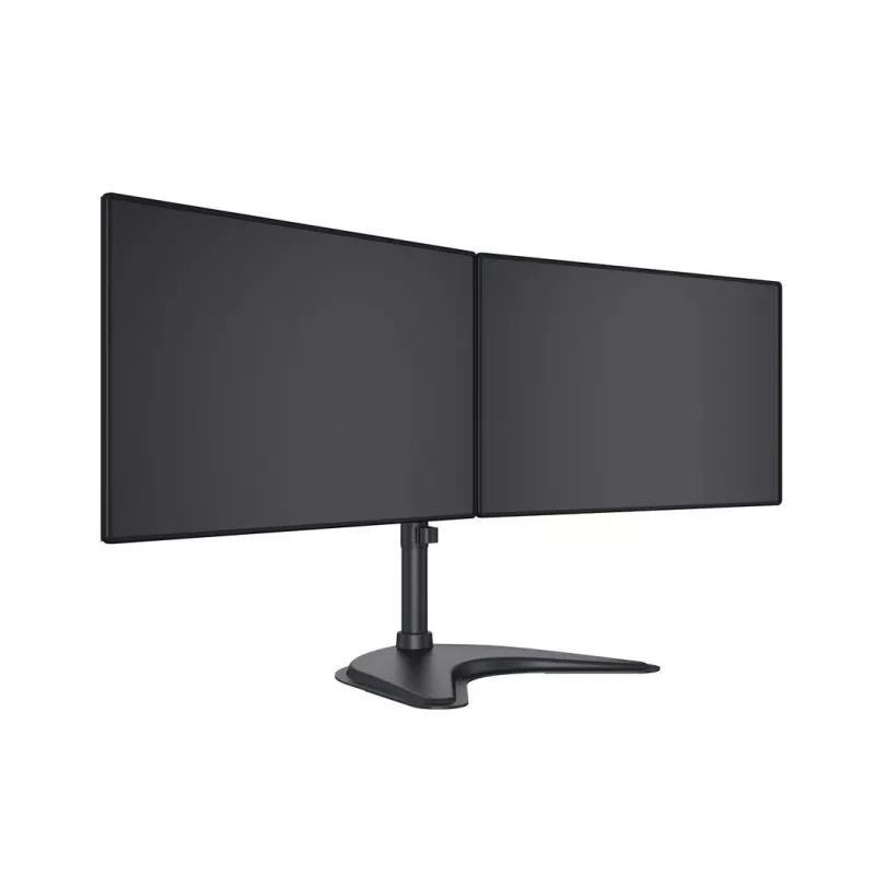 Multibrackets M Deskstand Basic Dual, brīvi stāvošs, 16 kg, 38,1 cm (15 collas), 68,6 cm (27 collas), 100 x 100 mm, melns
