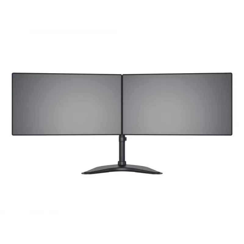 Multibrackets M Deskstand Basic Dual, brīvi stāvošs, 16 kg, 38,1 cm (15 collas), 68,6 cm (27 collas), 100 x 100 mm, melns