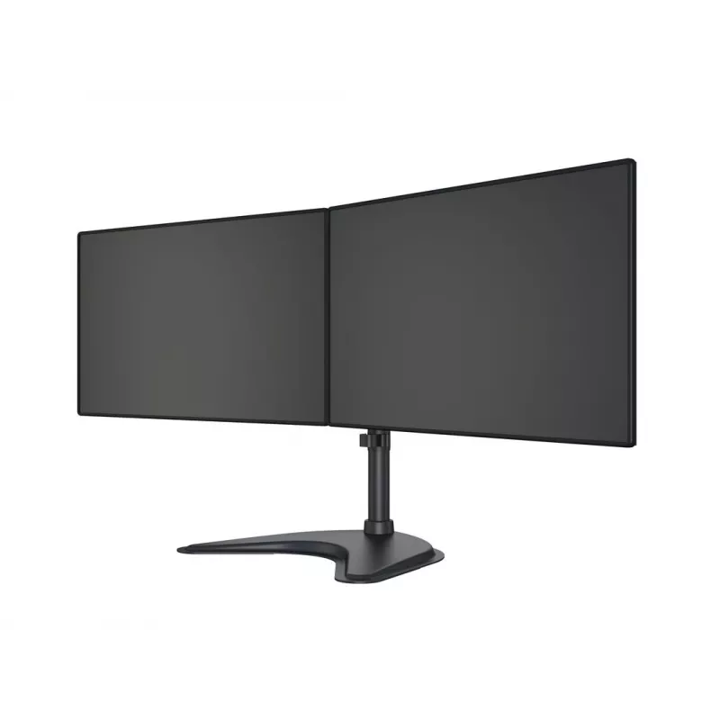 Multibrackets M Deskstand Basic Dual, brīvi stāvošs, 16 kg, 38,1 cm (15 collas), 68,6 cm (27 collas), 100 x 100 mm, melns