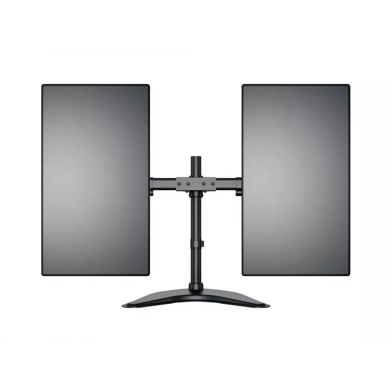 Multibrackets M Deskstand Basic Dual, brīvi stāvošs, 16 kg, 38,1 cm (15 collas), 68,6 cm (27 collas), 100 x 100 mm, melns