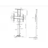 Multibrackets M motorizēts TV pacēlājs Large, 50 kg ietilpība, 37–65 collu ekrāni