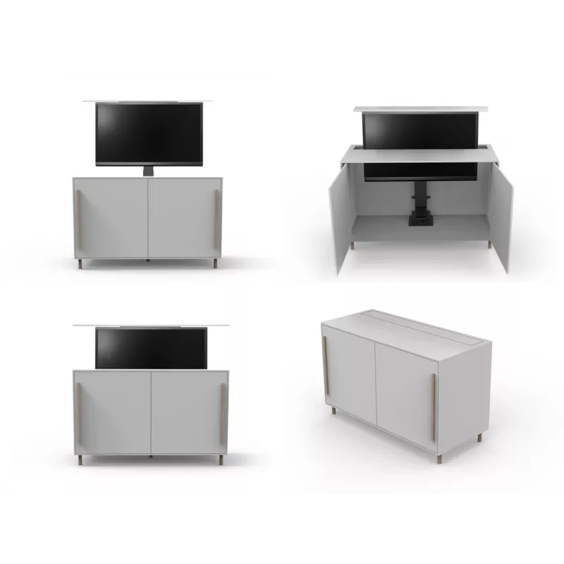 Multibrackets M motorizēts TV pacēlājs Large, 50 kg ietilpība, 37–65 collu ekrāni
