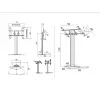 Multibrackets M Public Display Stand 110 HD Floorbase Single Melns