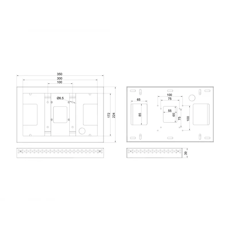 Multibrackets M Pro Series - Enclosure 13 inch QB13R & QB13R-T Balts