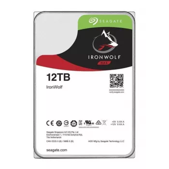 Seagate NAS HDD IronWolf iekšējais cietais disks 12 TB 7200 RPM 256 MB 3,5 collu Serial ATA III