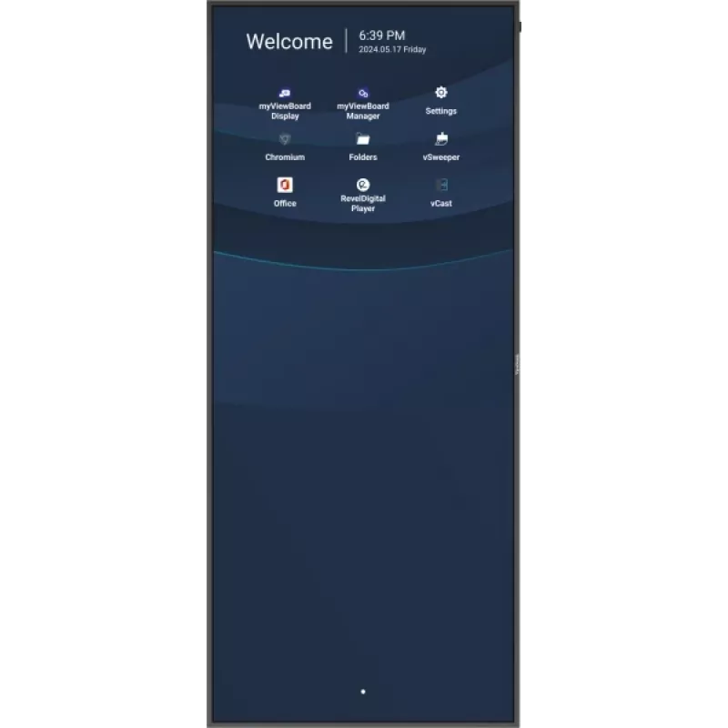Viewsonic CDE105UW interaktīvā tāfele 2.67 m (105 collas) 5120 x 2160 pikseļi melna