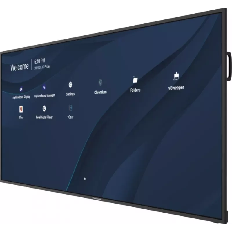 Viewsonic CDE105UW interaktīvā tāfele 2.67 m (105 collas) 5120 x 2160 pikseļi melna