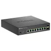 D-Link 10 portu vairāku gigabitu viedais pārvaldāmais PoE+ komutators ar 8 vairāku gigabitu 2.5G PoE un 2 10G SFP+ portiem