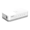 D-Link ES-1005C/E Nevadāms Fast Ethernet (10/100) galda slēdzis, balts