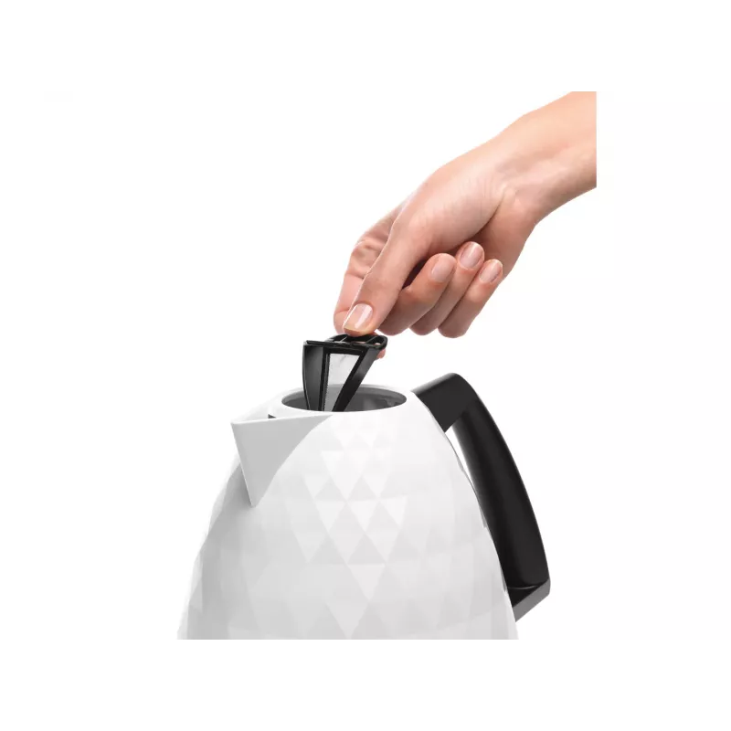 De’Longhi Brillante KBJ 2001.W elektriskā tējkanna 1,7 L 2000 W Balta