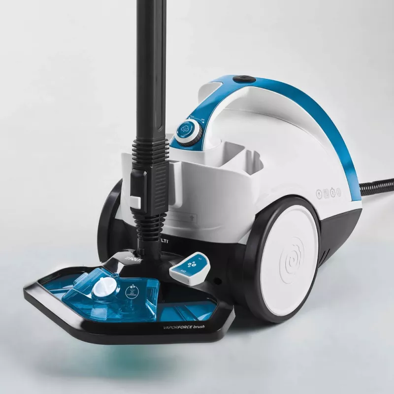 Polti Vaporetto Smart 100_B cilindriskais tvaika tīrītājs 1500 W zils, balts